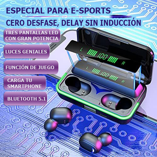 AUDIFONOS INALAMBRICOS E10 - Imagen 7