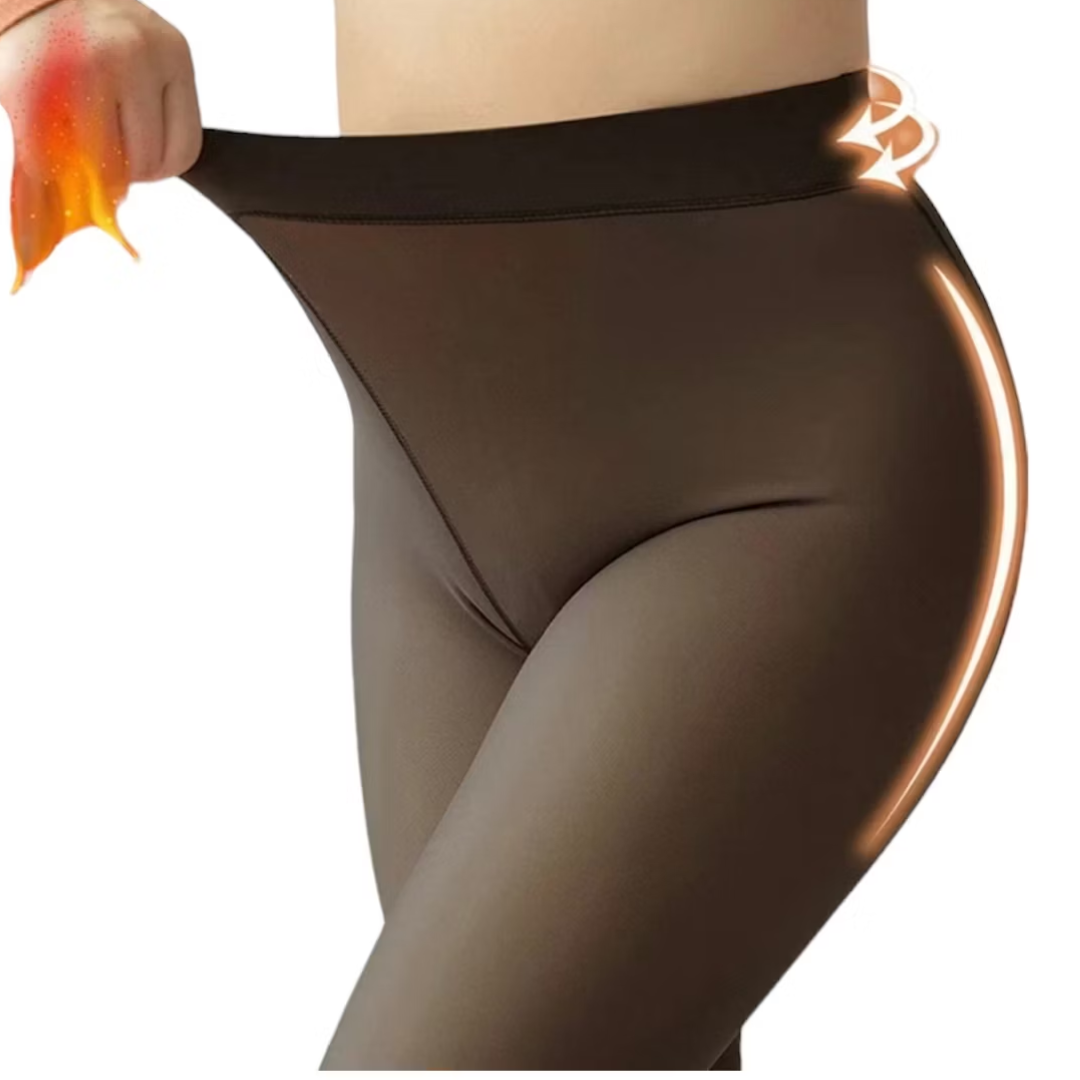 Panty Calza Efecto Piel Para Invierno - Imagen 5
