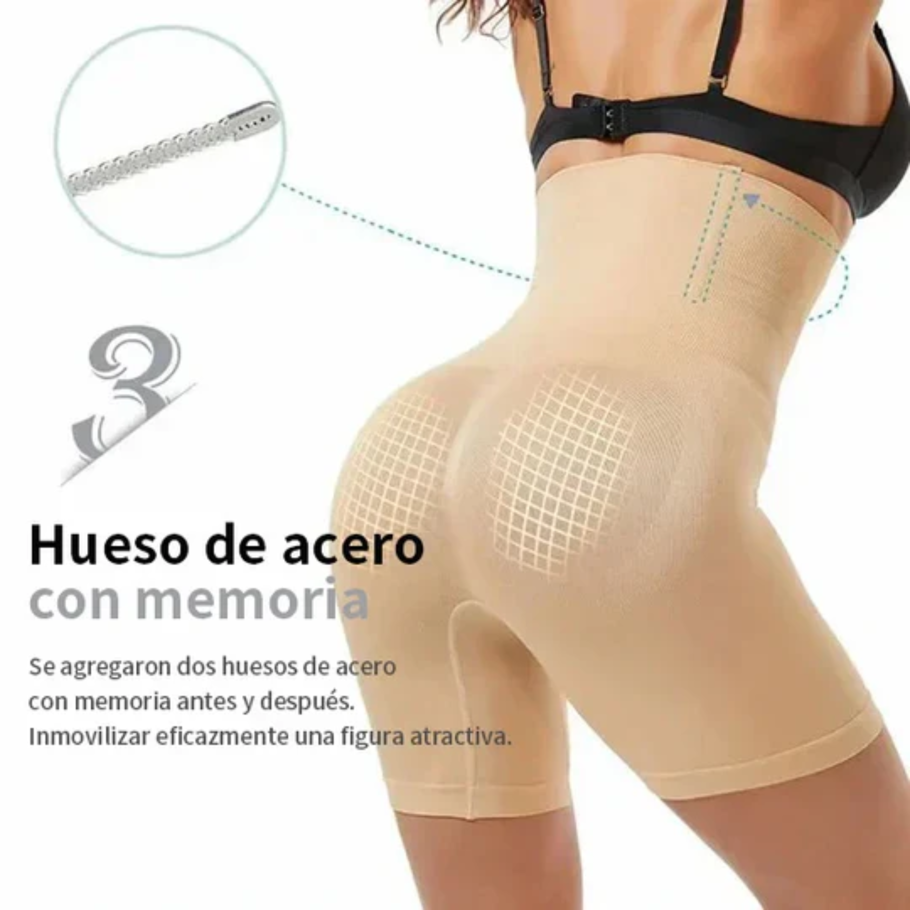 Faja Reductora Short Moldeadora Cintura - Imagen 5