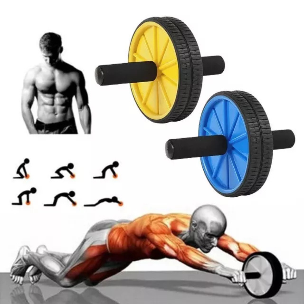 Rueda de Ejercicios Abdominales - Imagen 4
