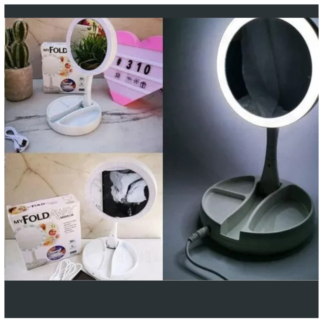 Espejo Doble + LED + Aumento x10 - Imagen 4