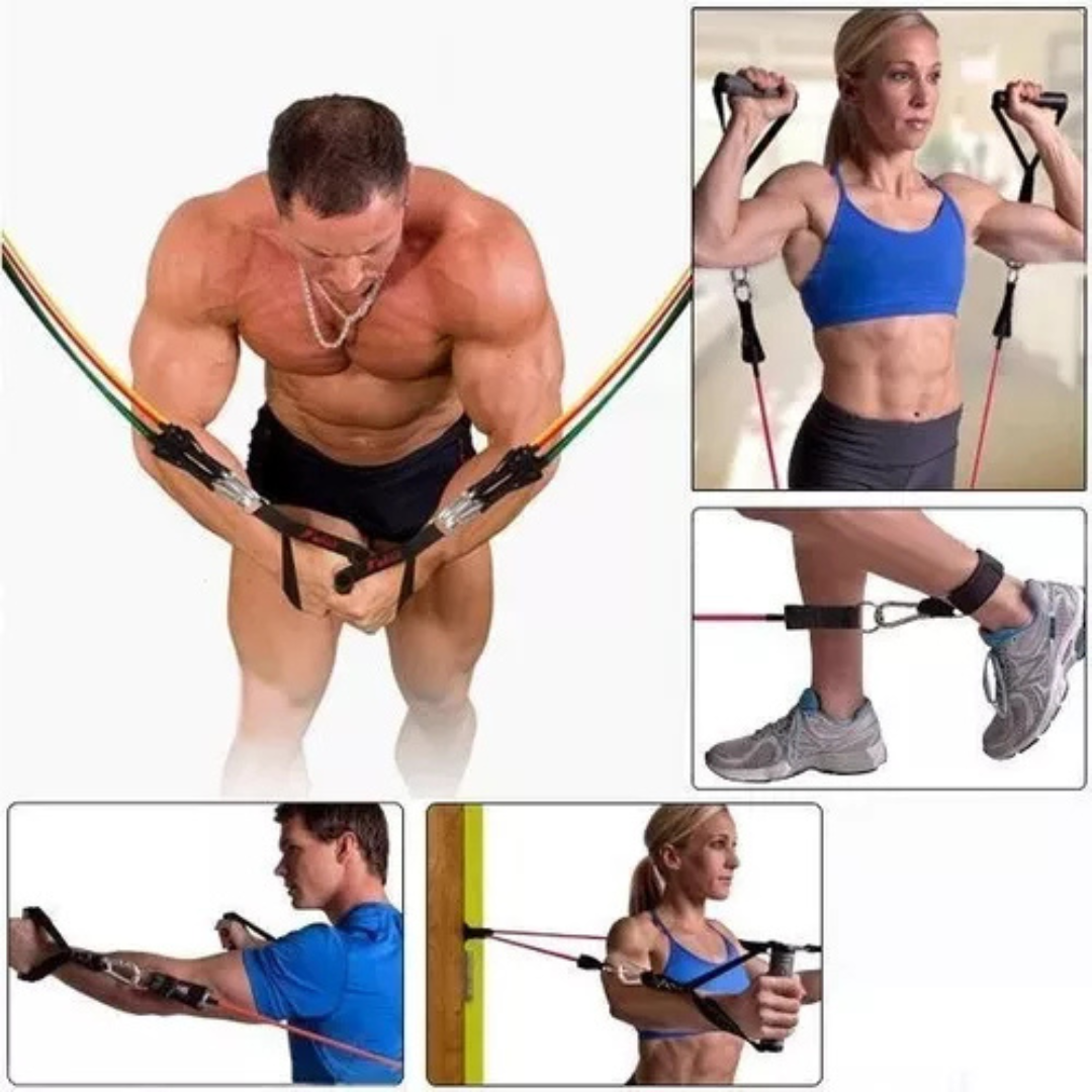 Kit Bandas Elasticas De Resistencia Gym - Imagen 4