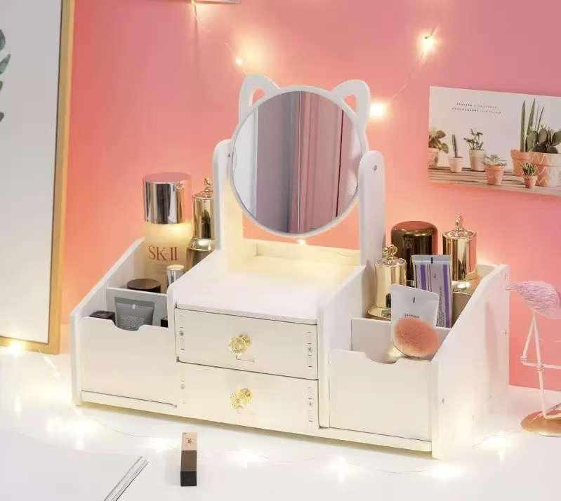 Espejo de maquillaje multifuncional