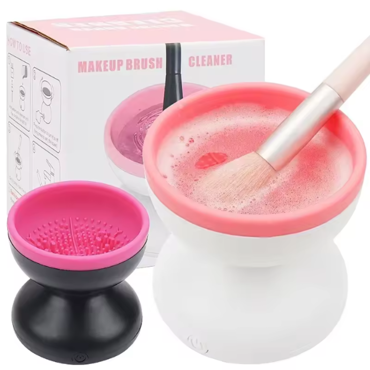 Limpiando Automático Brochas Maquillaje