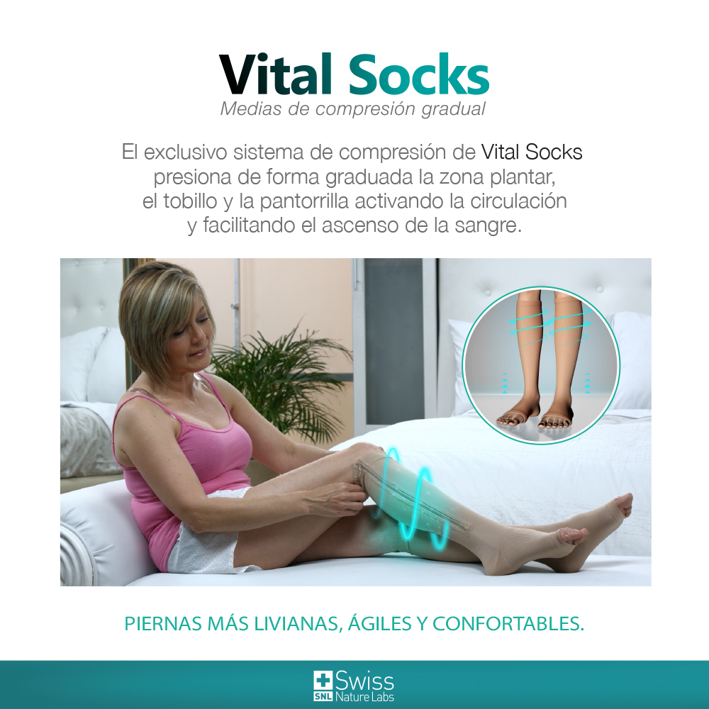 Vital Socks Medias de Compresión L - XL - Imagen 4