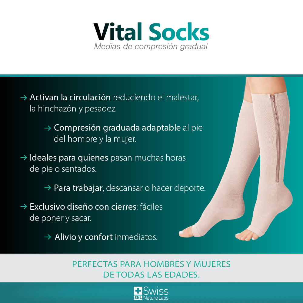 Vital Socks Medias de Compresión L - XL - Imagen 7