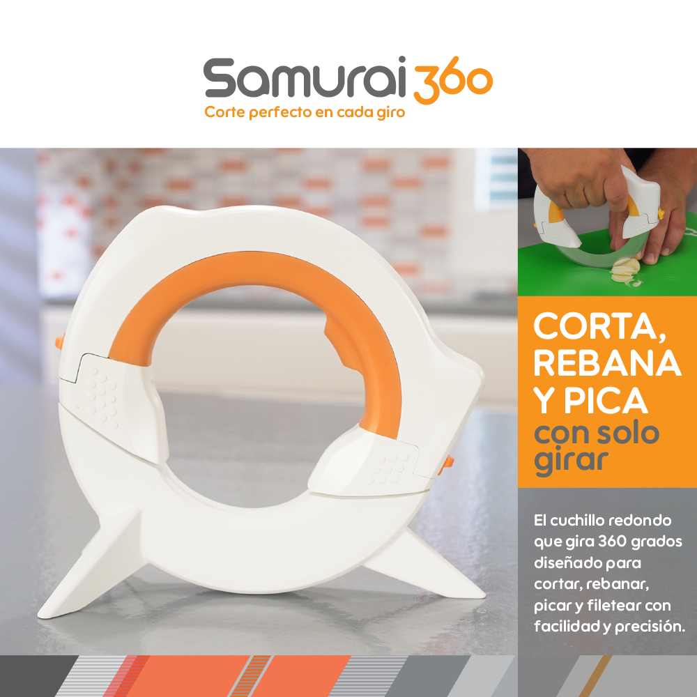 Samurai360 Cuchillo Circular Giratorio - Imagen 10