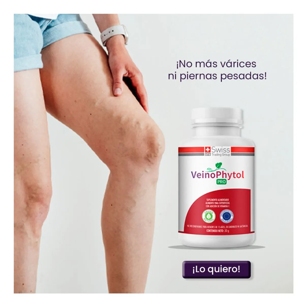 Veinophytol Pro Suplemento para Várices - Imagen 3