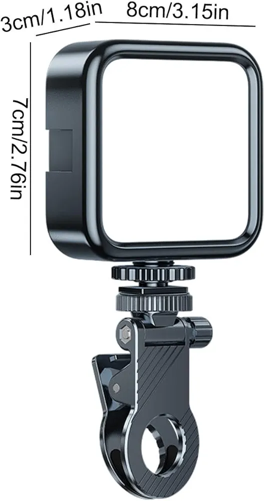 Luz Selfie Portátil Brillo Ajustable LED - Imagen 9