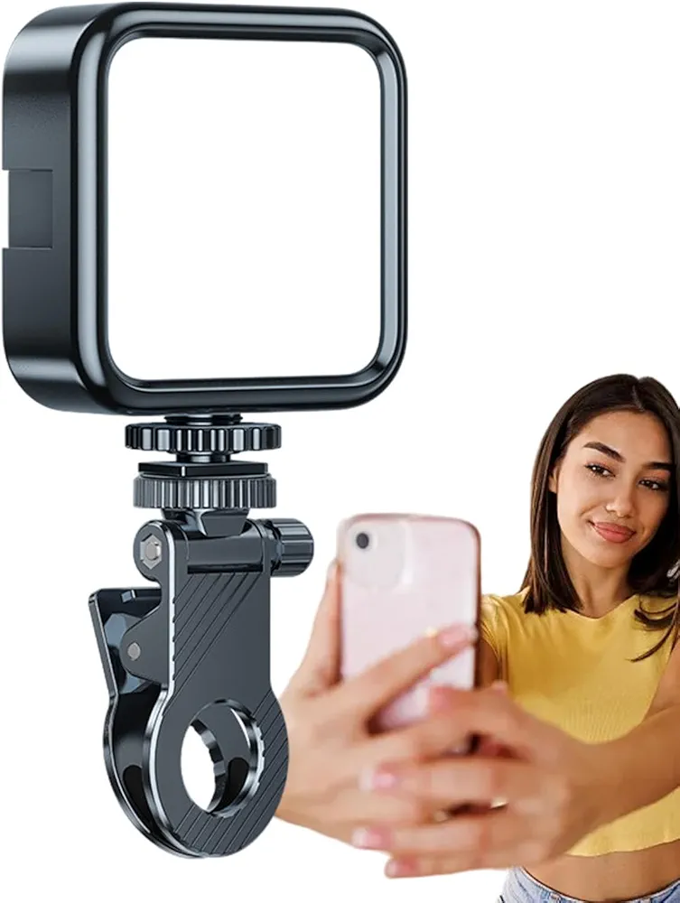 Luz Selfie Portátil Brillo Ajustable LED