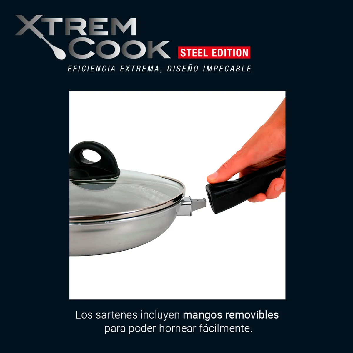 Batería de Cocina Xtrem Cook Steel 4 Pz - Imagen 5