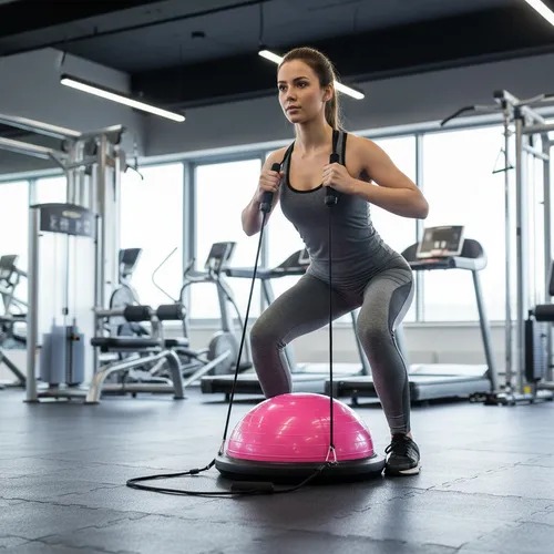 Pelota de equilibrio Bosu Pilates 46cm - Imagen 4