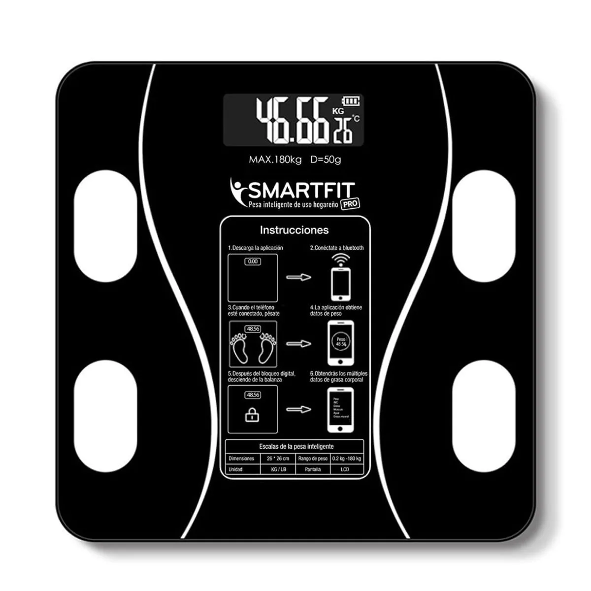 Smart Fit Pro Pesa Inteligente con app