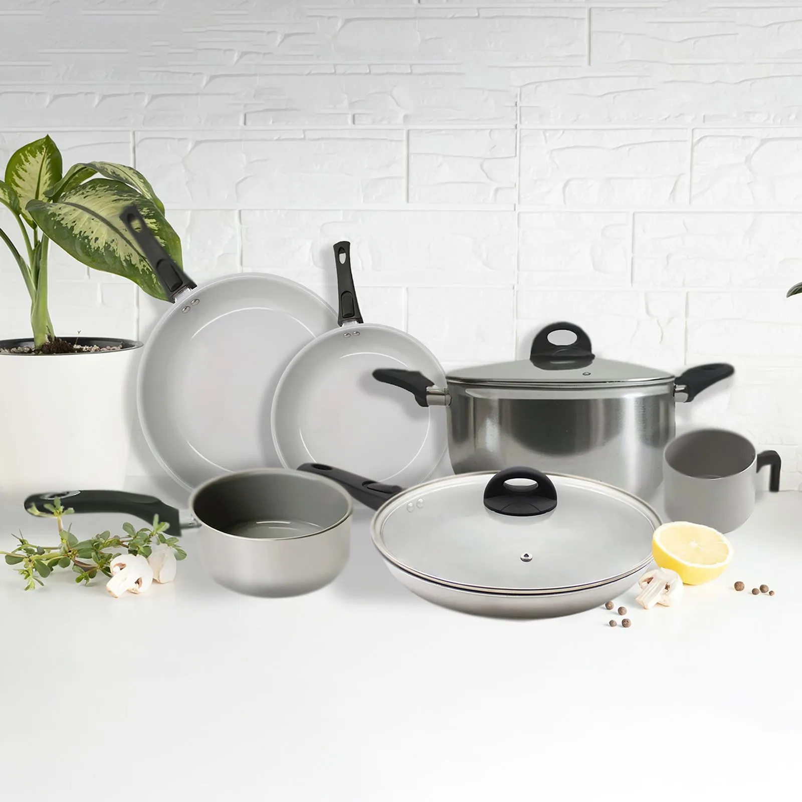 Batería de Cocina Xtrem Cook Steel 6 pz